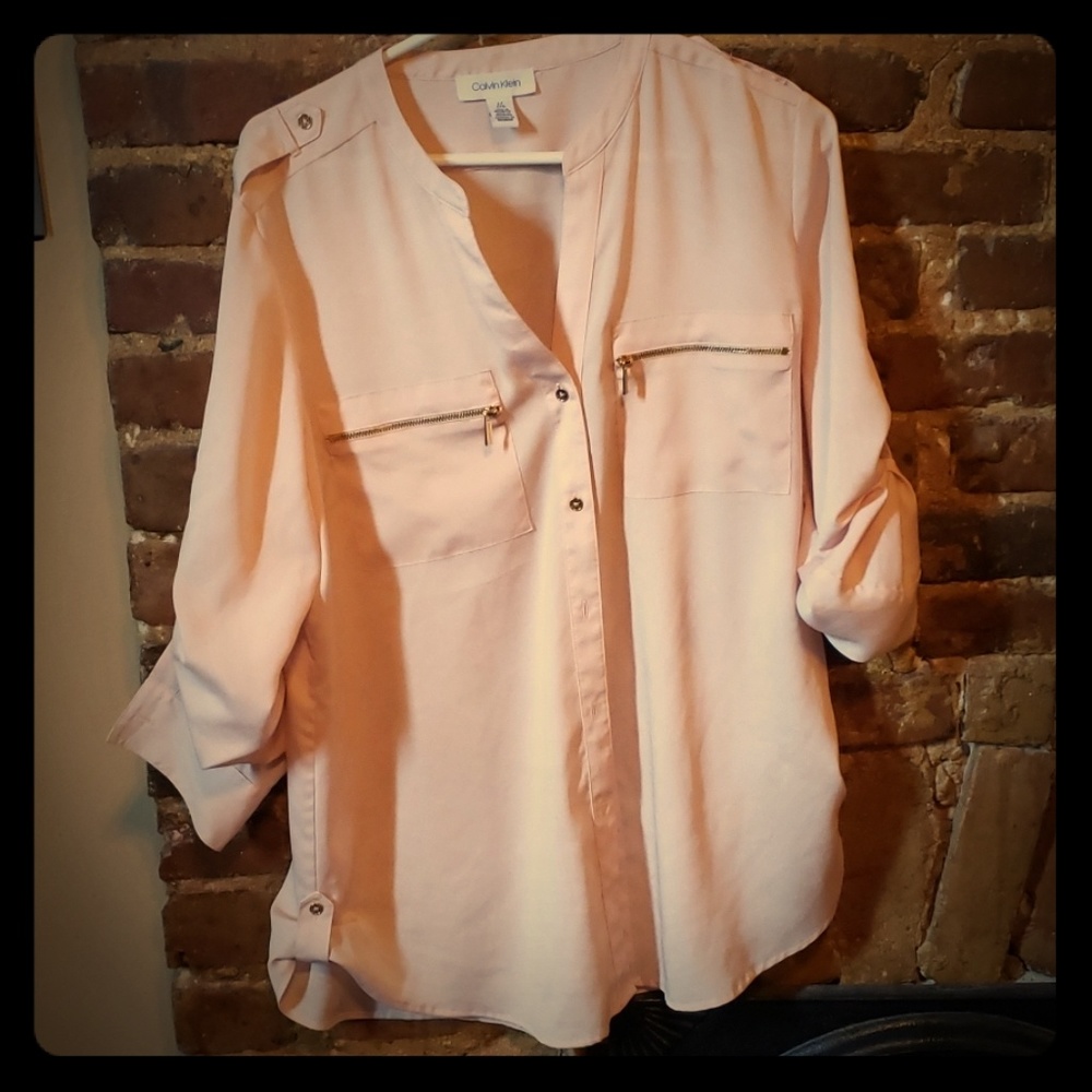 Light pink blouse from Calvin Klein sz:Lg